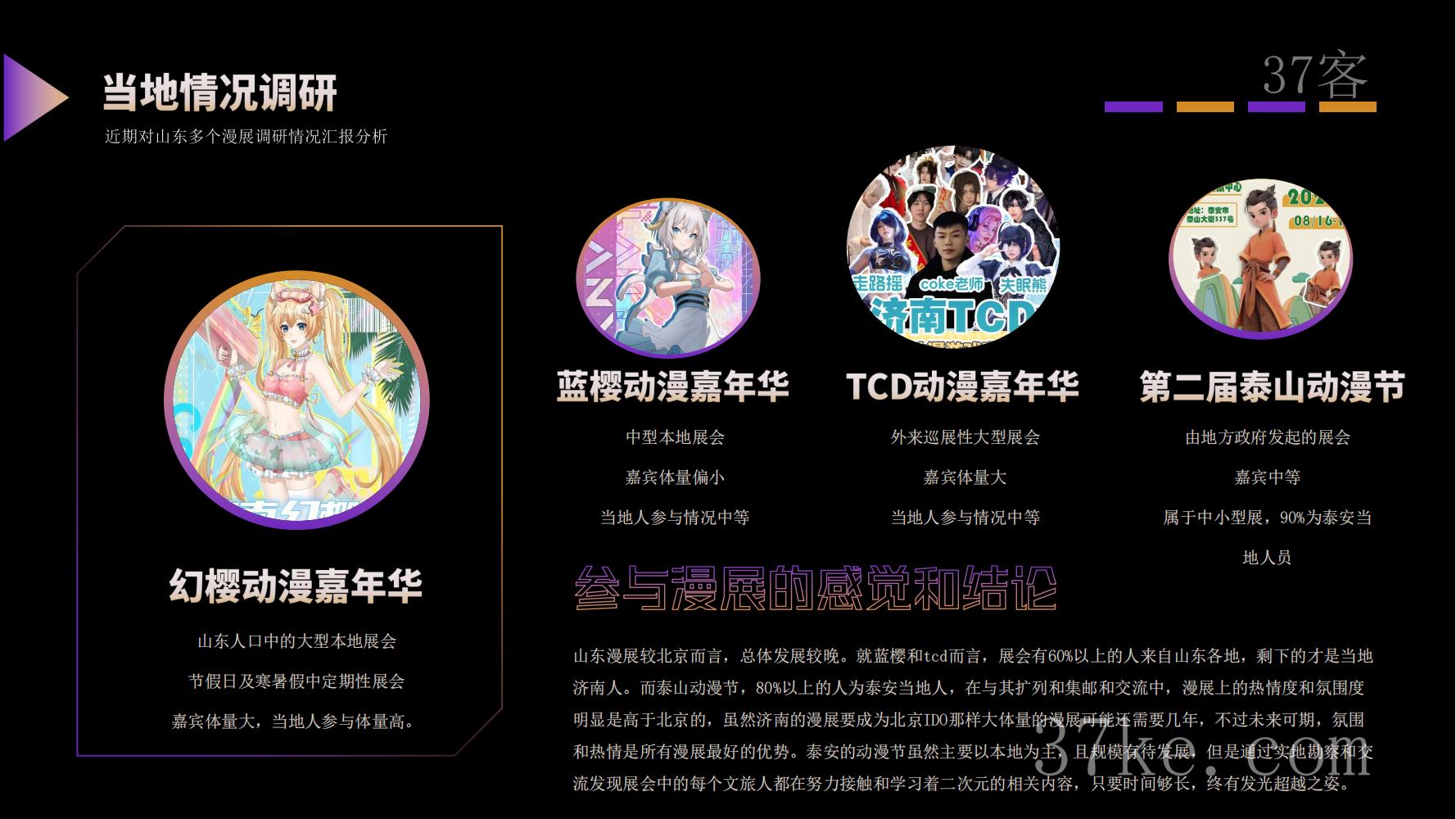 山东XX文旅漫展调查报告2024年版